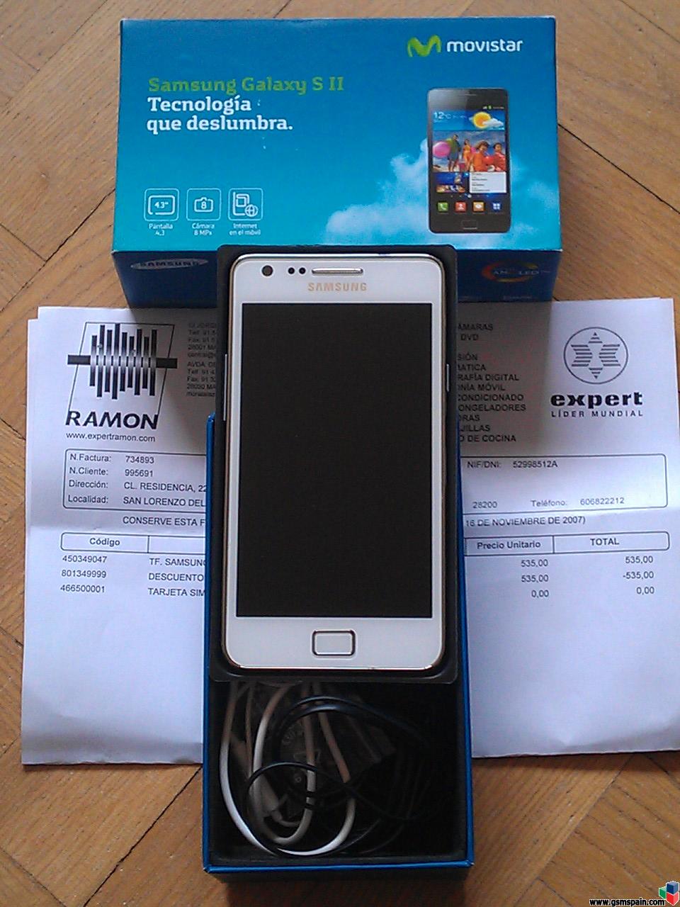 [vendo] Samsung Galaxy S2 Blanco Nuevo + Factura 340