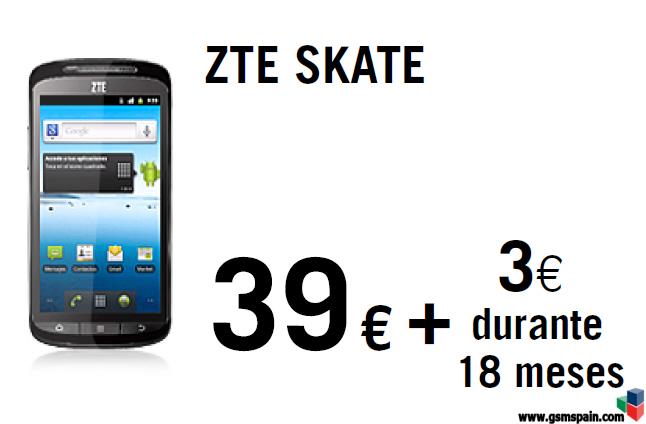 ZTE Skate con Yoigo en mayo.