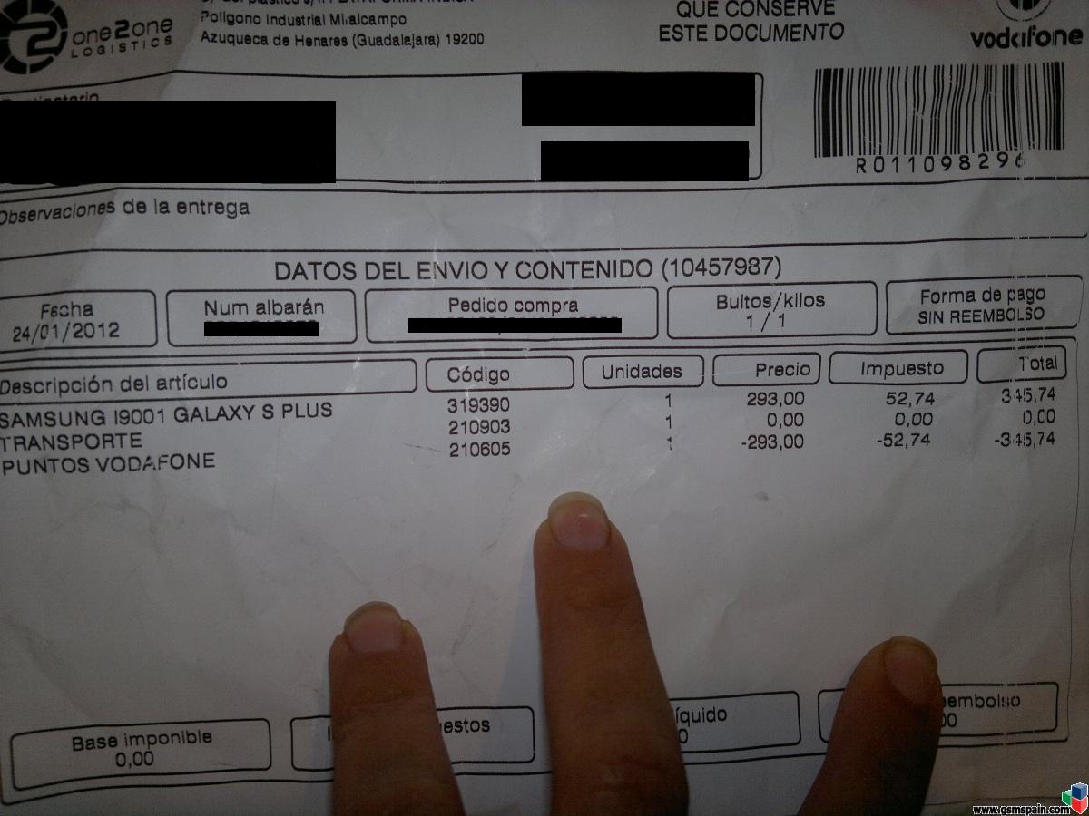 [AVISO] A ver si nos enteramos que es un albarn de entrega y que es una factura!!