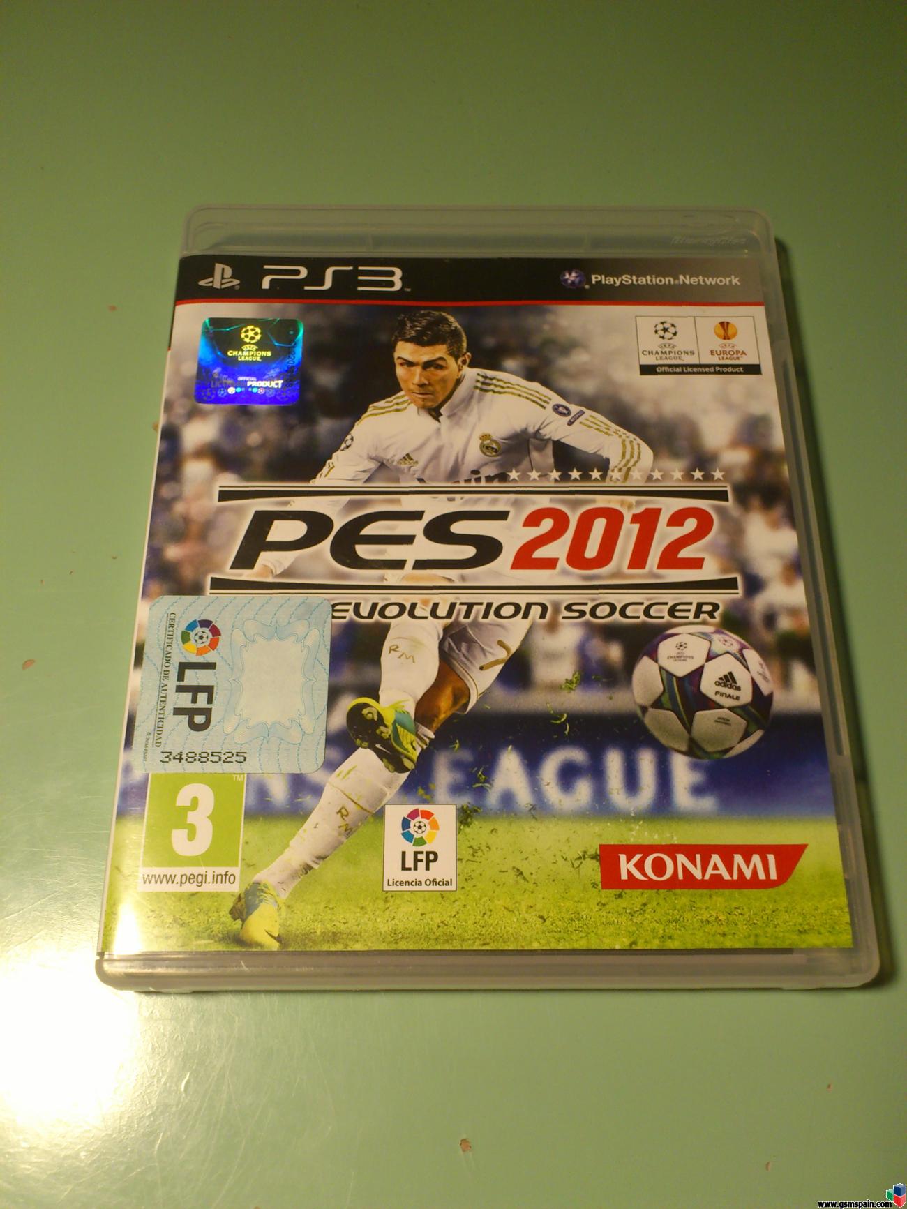 [CAMBIO] o [VENDO] PES2012 PS3 PAL/ESP MUY BUEN ESTADO por FIFA 12 PS3 PAL/ESP