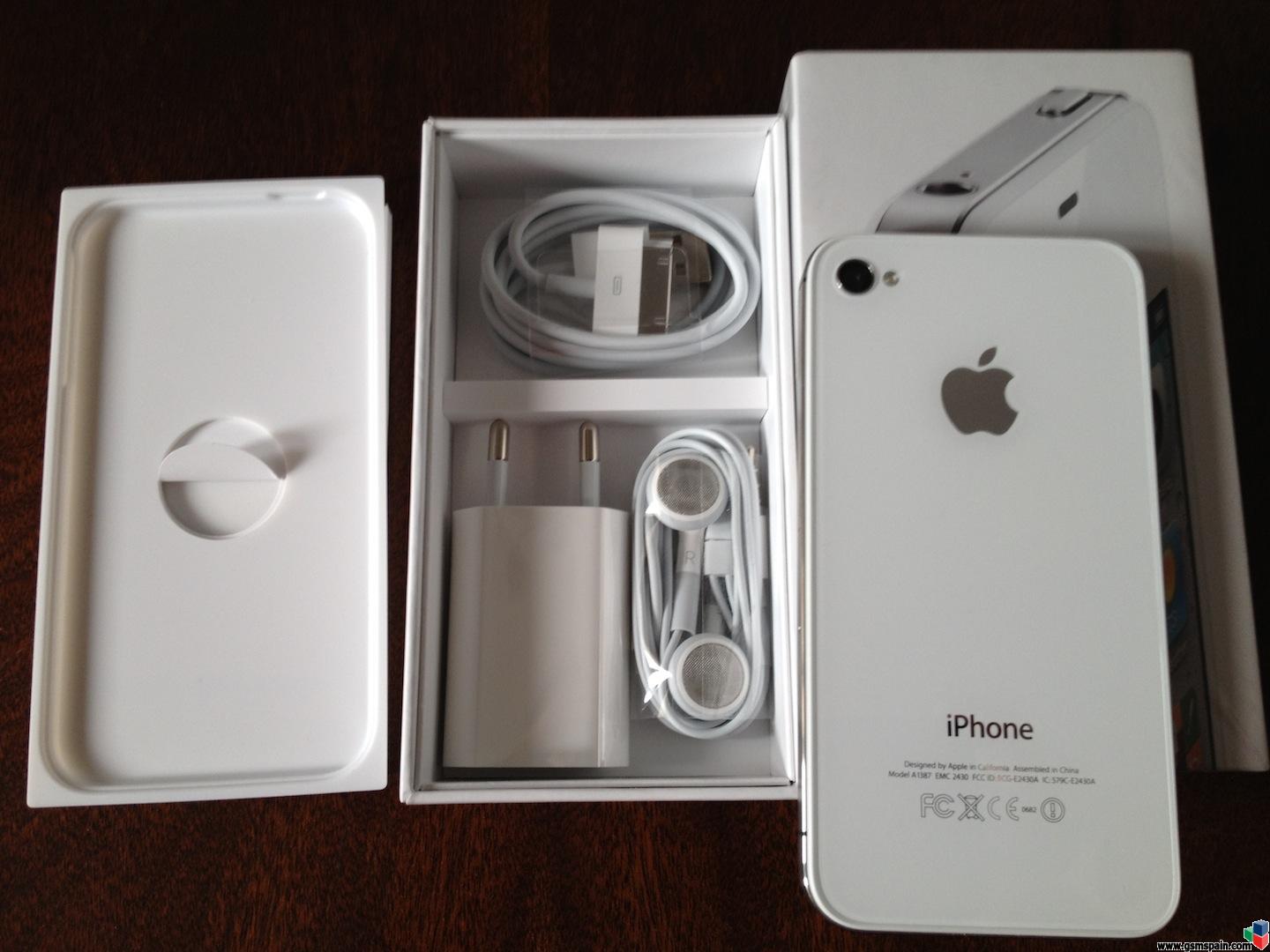 [VENDO] iPhone 4S 16 Gb Blanco Libre de Origen Factura y Garantia