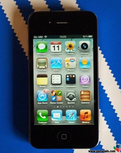 [VENDO] iPhone 4 16Gb Negro - como iPod Touch NUEVO