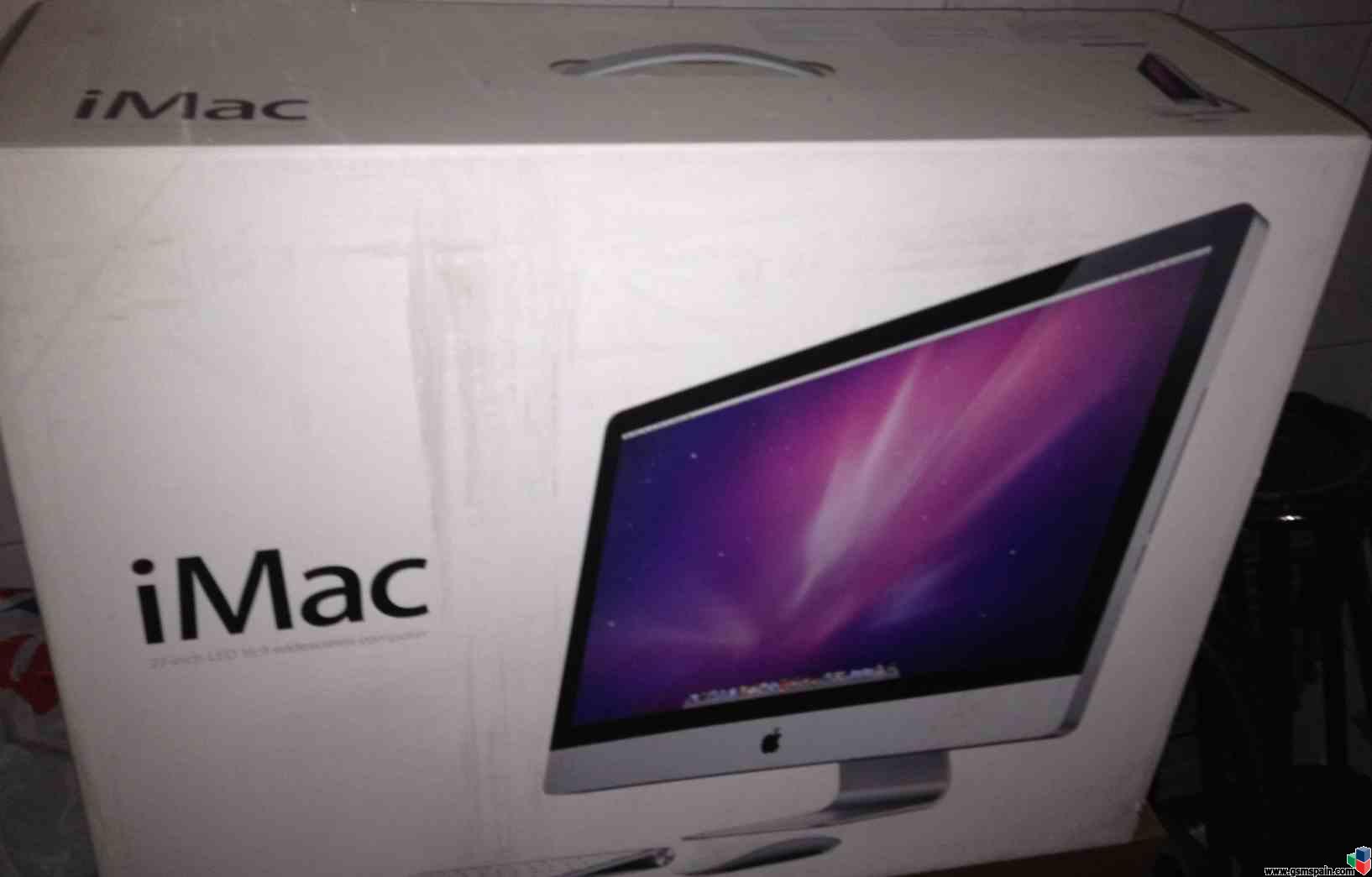 [VENDO] Imac 27". 1TB. 4GB. En su caja original, accesorios, perfecto estado.