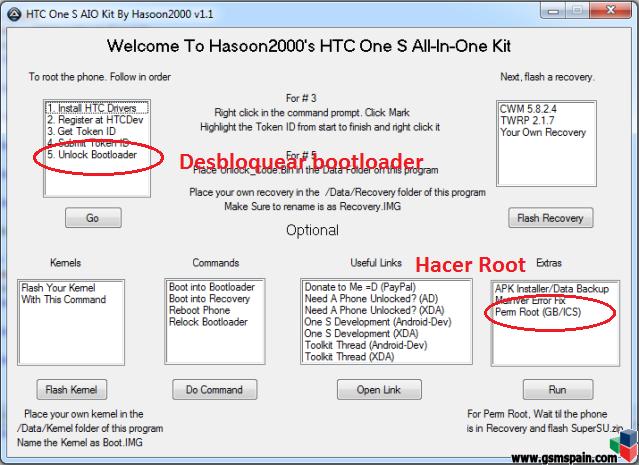 [TUTORIAL] Liberar, Root, Recovery (CMW), Desbloquear Bootloader en HTC One S