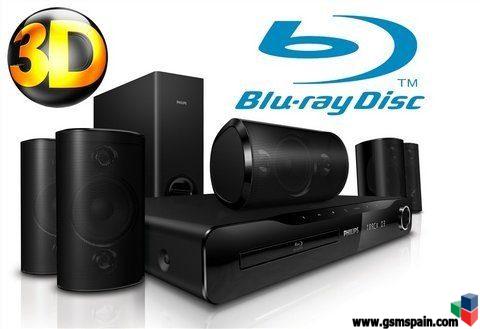 [VENDO] Philips HTS3560 Home Cinema 5.1 con Blu-ray en 3D,USB MKV 1000W