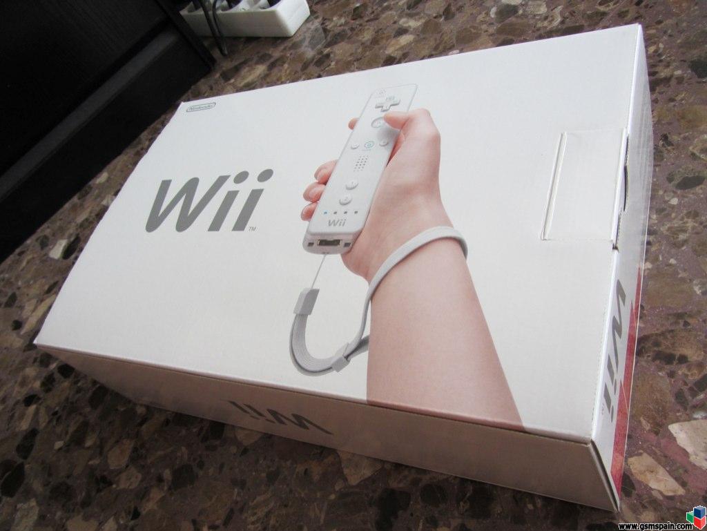 [VENDO] Wii blanca + 2 mandos + 3 nunchakus preparada..