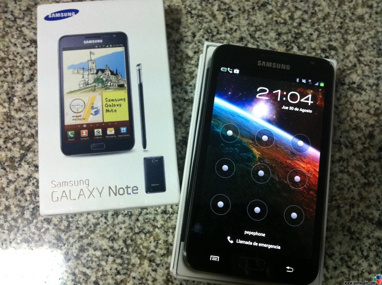[VENDO] Samsung Galaxy NOTE Libre de origen, con factura + accesorios // 300 + Envo