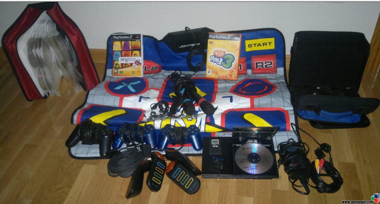 [VENDO] PS2 como nueva, con chip MATRIX y muchos accesorios