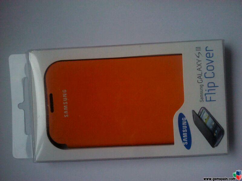 [vendo] Vendo Flip Cover Naranja Galaxy S3