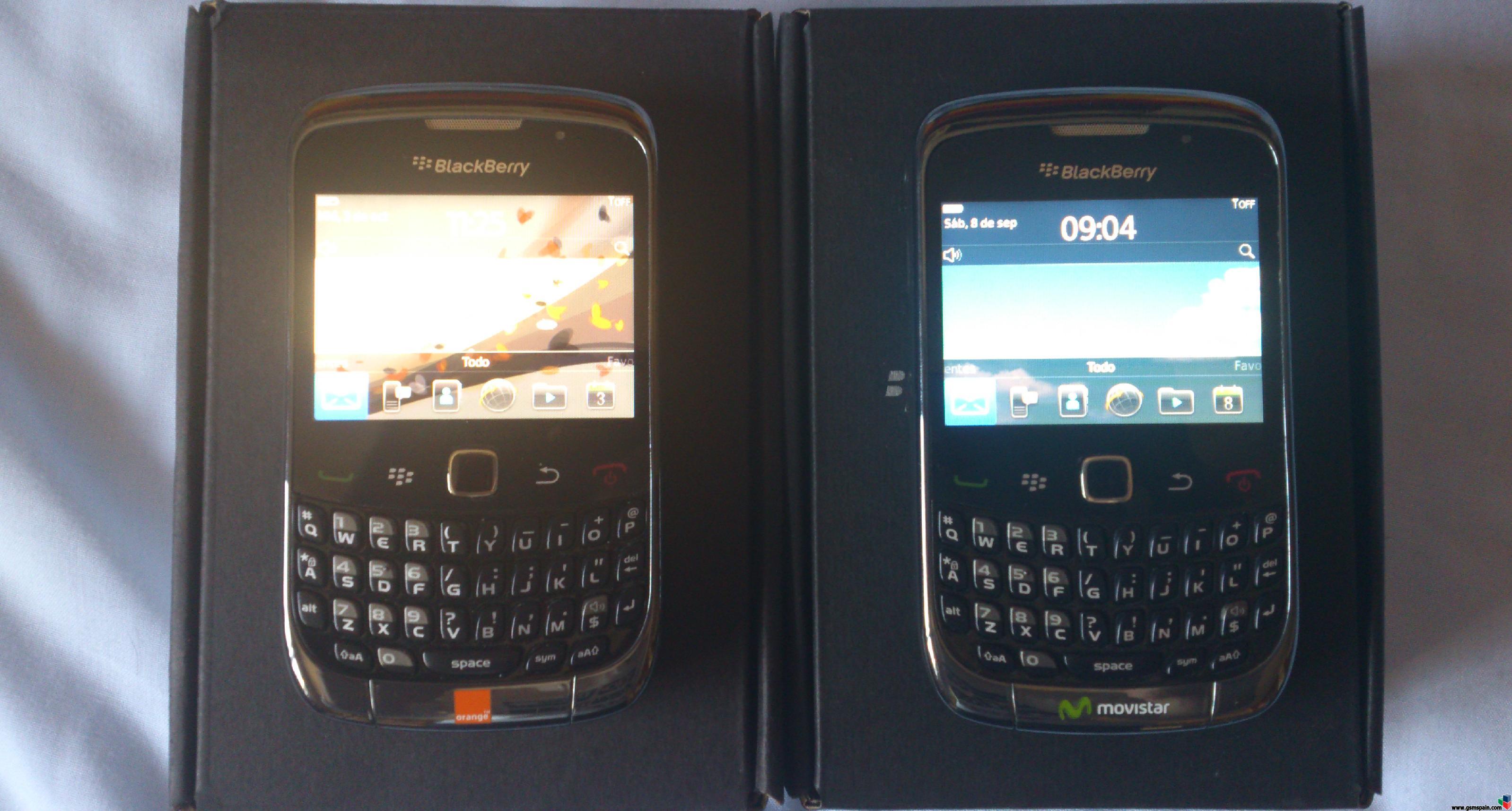 [VENDO] <<<<< 2 BlackBerry 9300, negras, Libre y Orange >>>>>