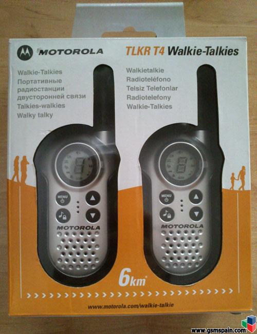 [VENDO] Motorola TLKR T4 walkie-talkies 6km nuevo