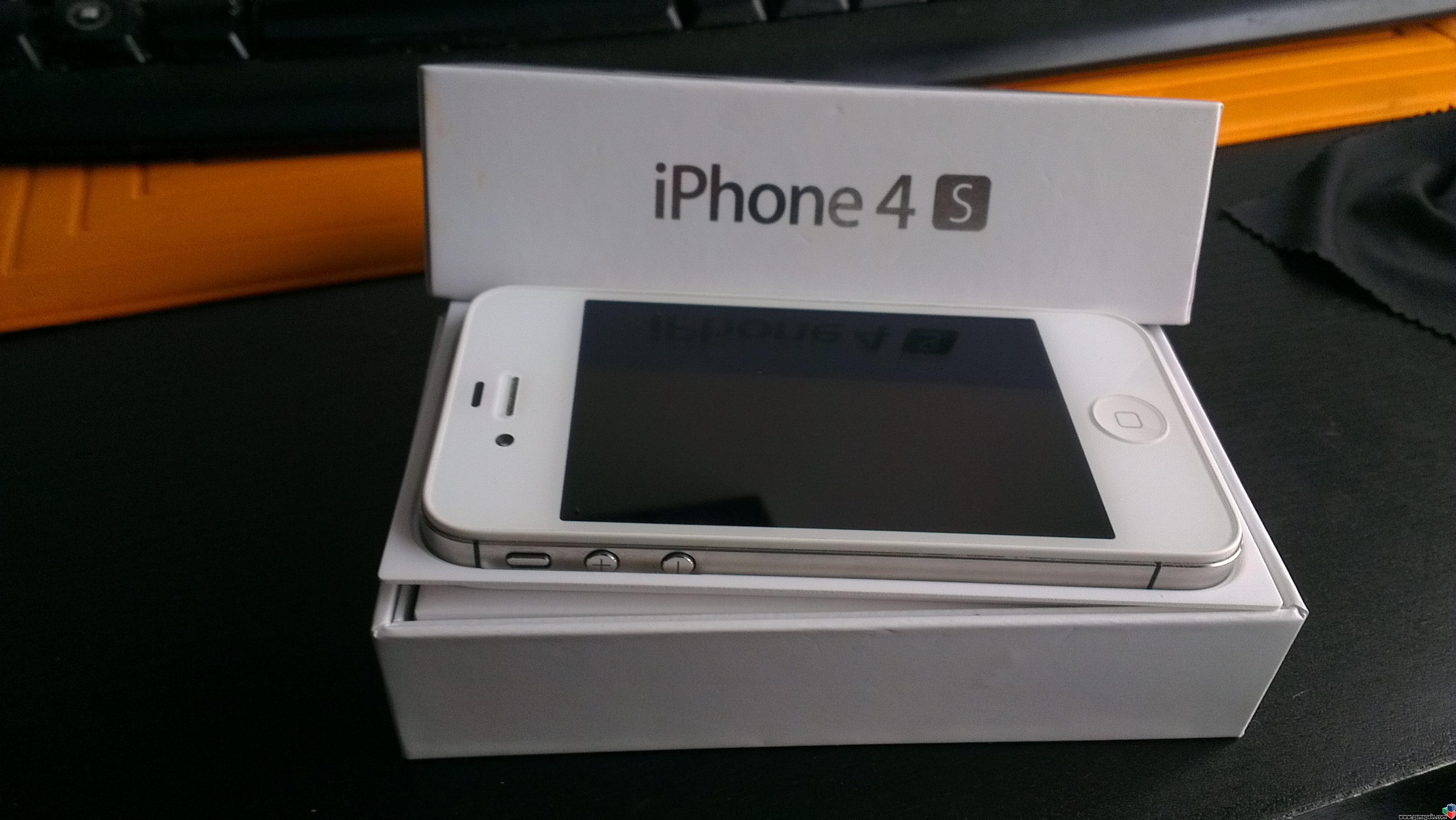 Iphone 4s Blanco muy cuidado libre por IMEI con factura y garantia directa de Apple
