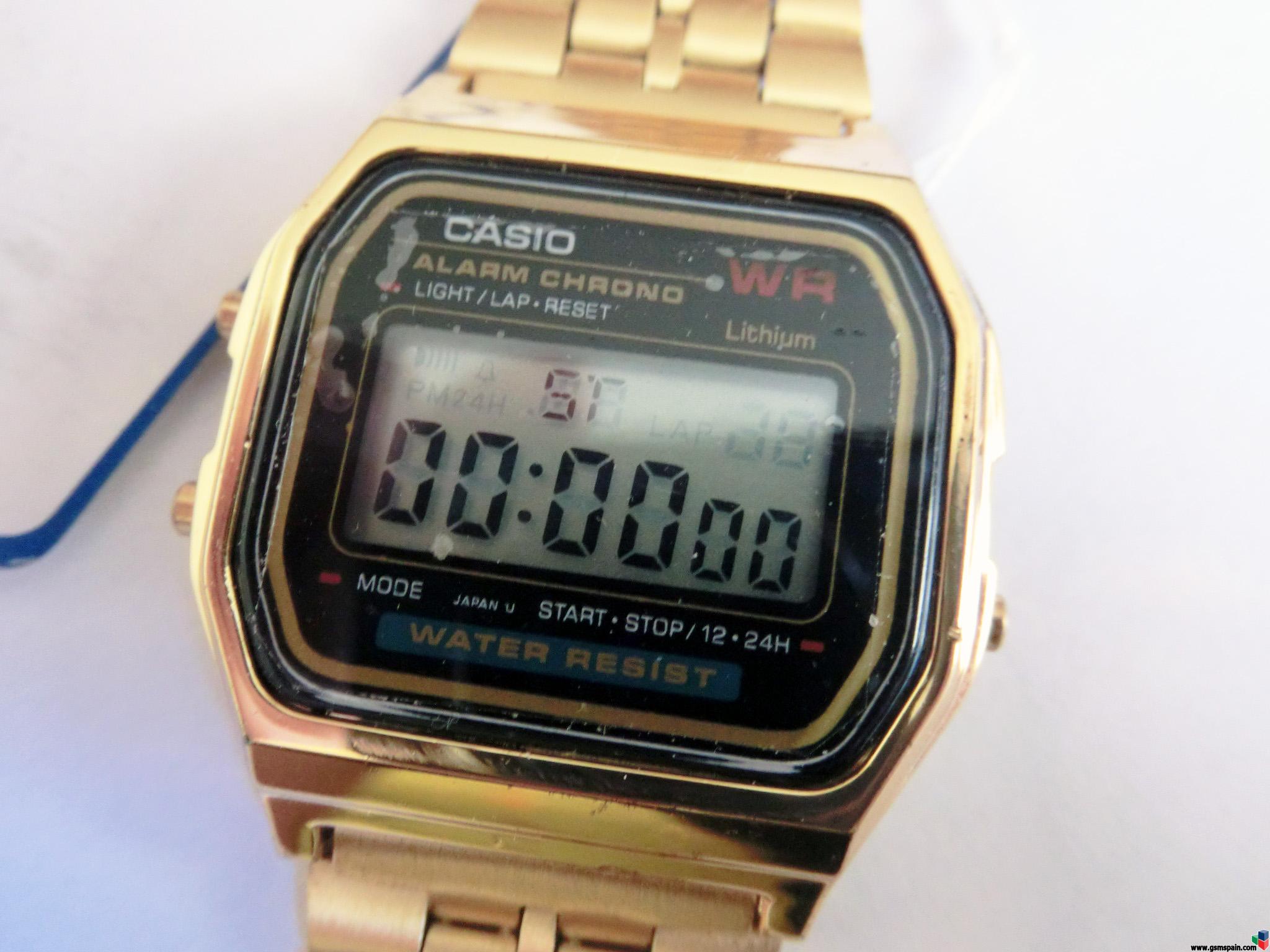 VENDO Liquidacion Relojes Casio Modelo A159W dorados Precio 5