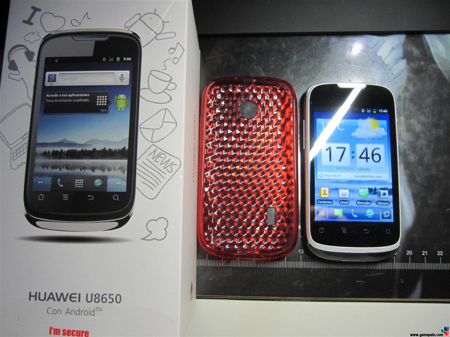 [VENDO] Huawei U8650 Blanco Libre en su caja, con factura y funda regalo.Android baratito !!
