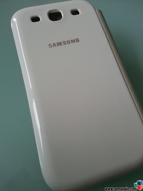 [VENDO] Flip Cover blanco Samsung Galaxy S3