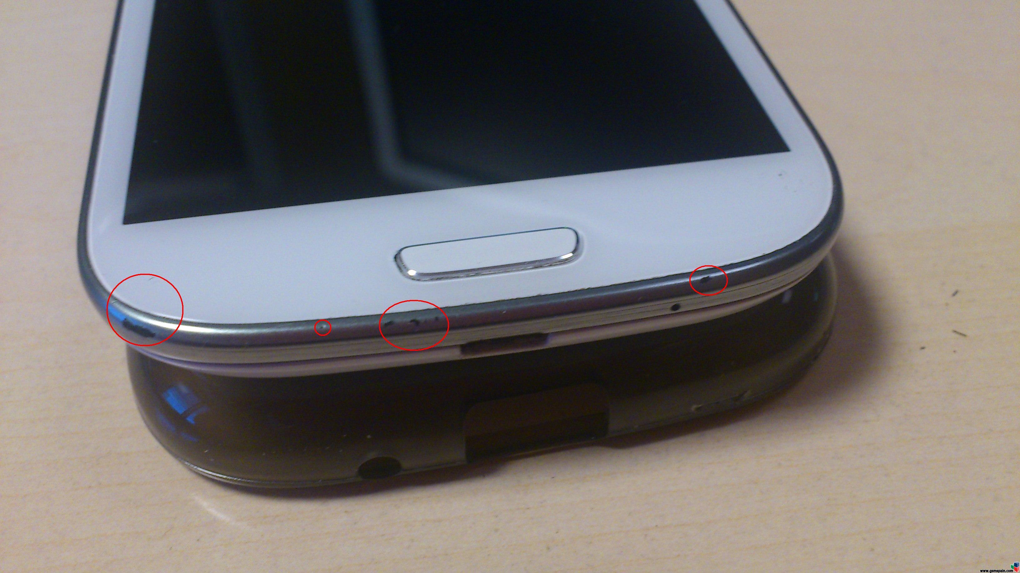 [CAMBIO] Samsung Galaxy S3 libre de origen blanco con desgaste en tapa