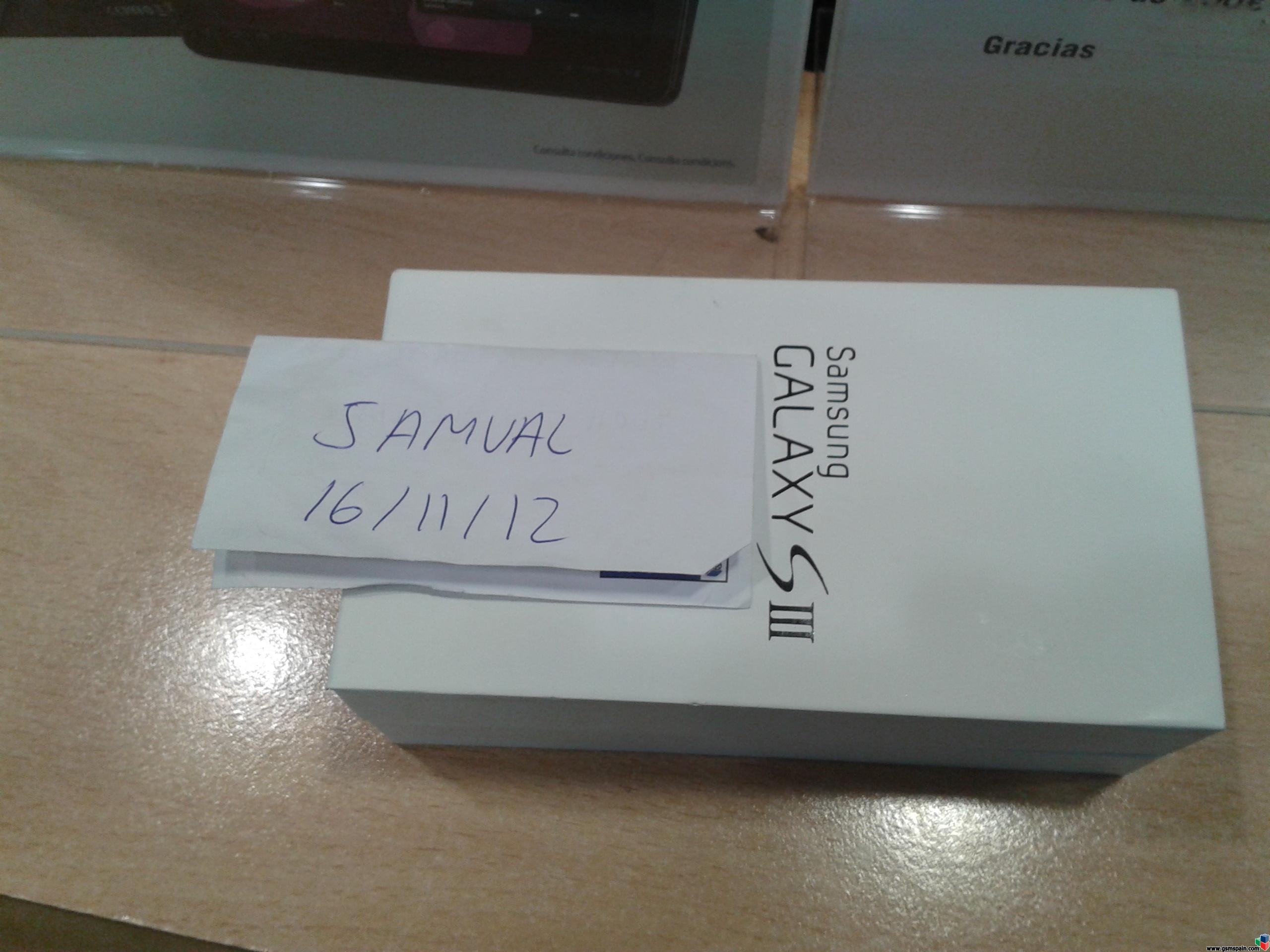 [vendo] Samsung Galaxy S3 Blanco, Precintado