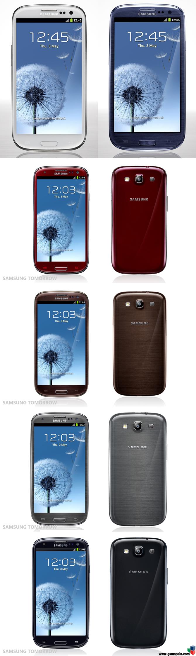 Samsung galaxi SIII con que color os quedariais..