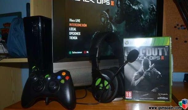 [VENDO] Xbox 360 slim 250 gb (sin banear ni flashear) + Cod Black Ops 2