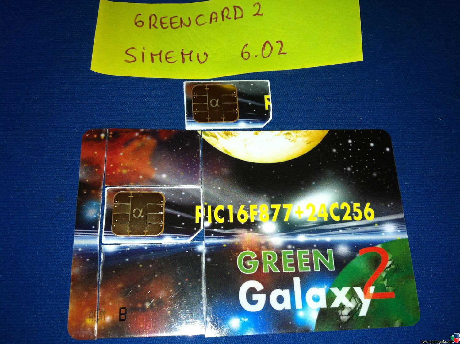 [VENDO]  tarjetas greencard [Greencard2] / silvercard con simemu 6.02 instalado. [Sim-emu]