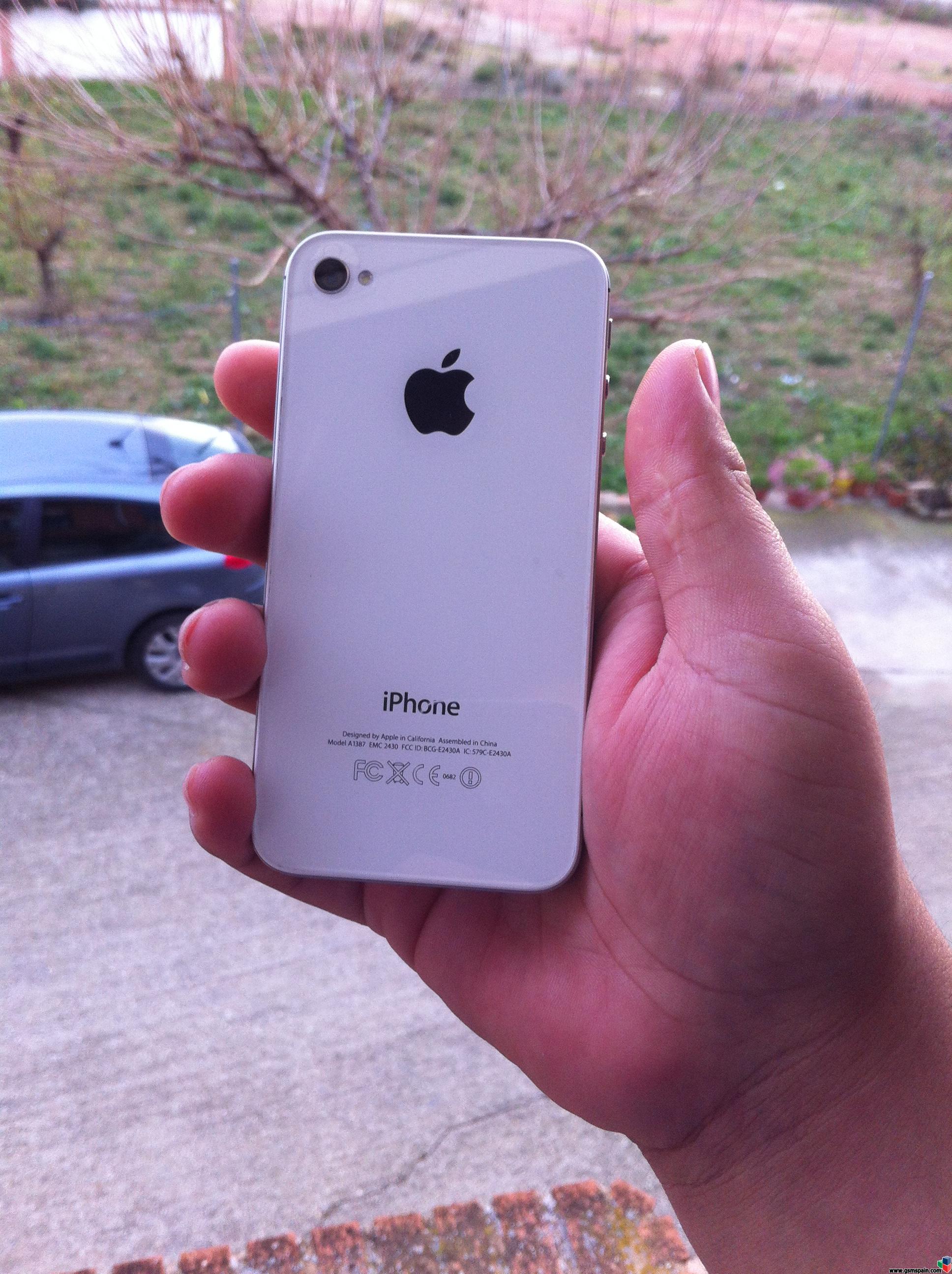 [VENDO] iphone 4s blanco orange 16gb impecable