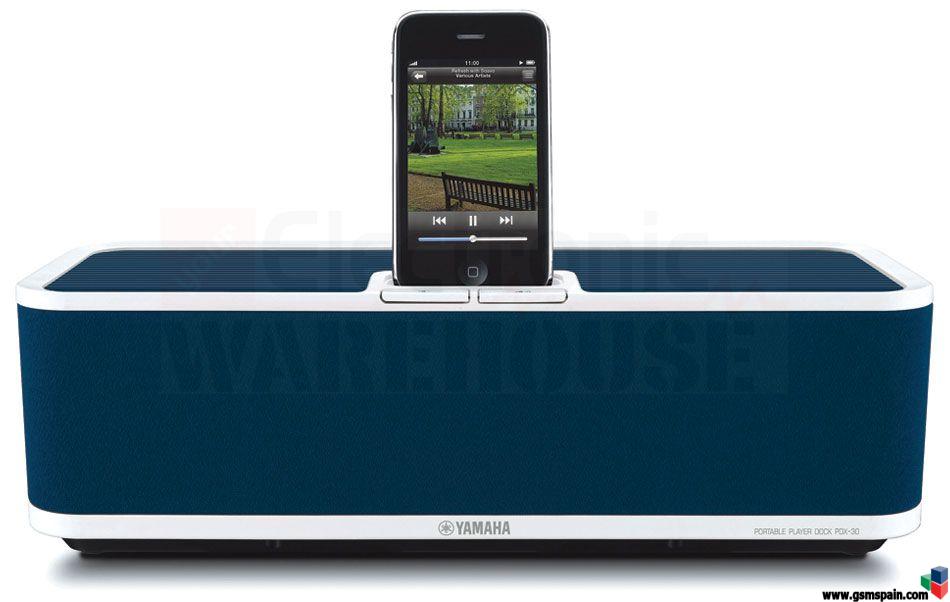 [vendo] Dock Iphone/ipod Yamaha Pdx-30 Color Azul Espectacular Sonido
