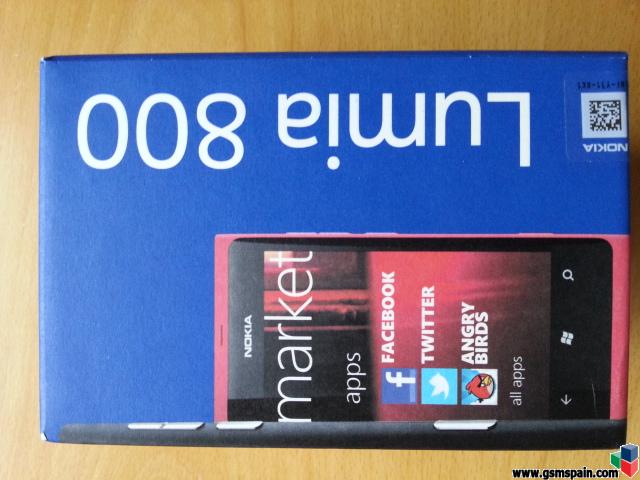 [VENDO] Nokia Lumia 800 Vodafone - Precintado y con factura
