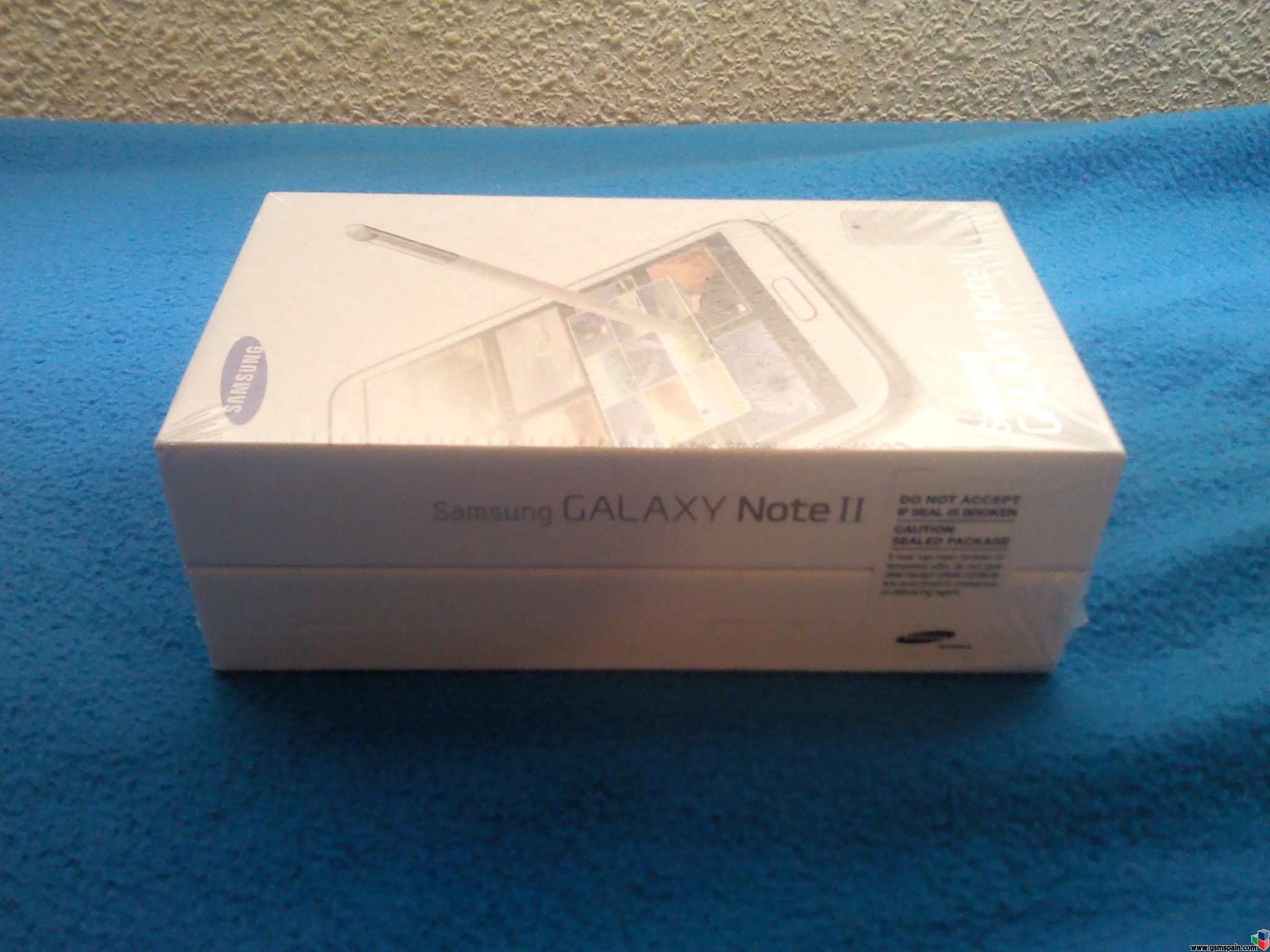 [VENDO] Samsung Galaxy Note II, Blanco, PRECINTADO, LIBRE DE ORIGEN