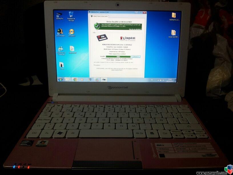 [VENDO] PORTATIL Packard Bell Dot. S CON INTEL ATOM N450 1. 66GHZ, PERFECTO ESTADO