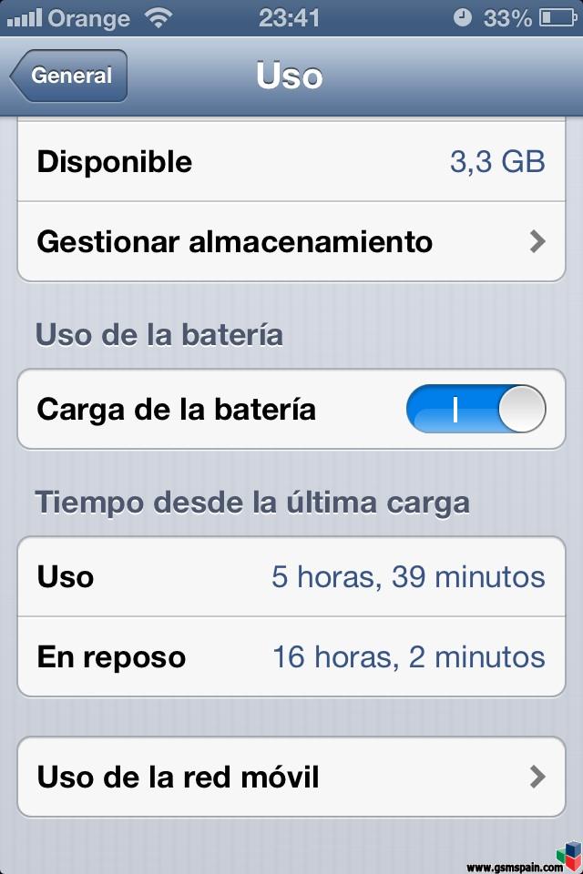 IOS 6.1 y batera uuufffffff