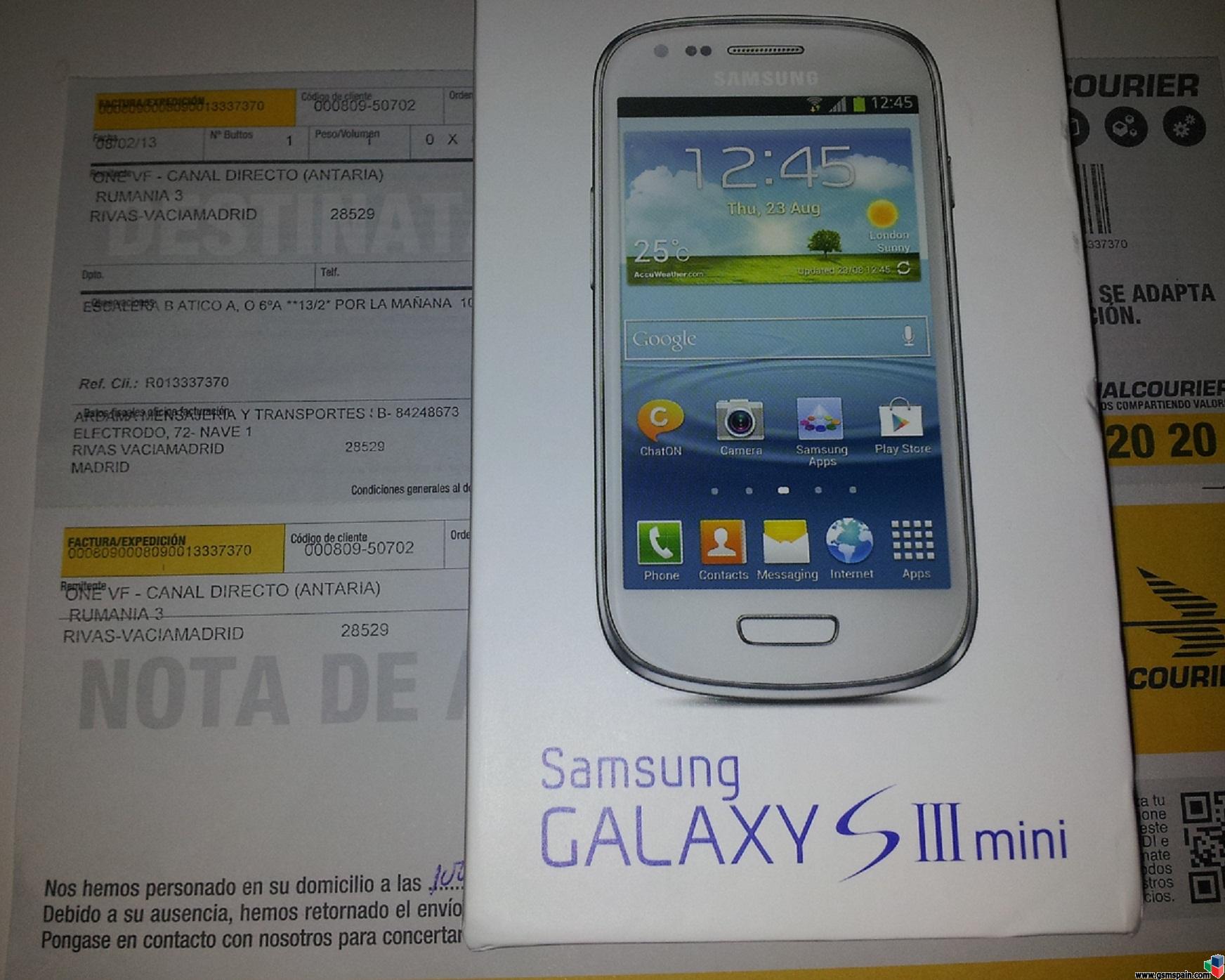 [VENDO] Samsung Galaxy S3 Mini Blanco - PRECINTADO [14-02-2013]