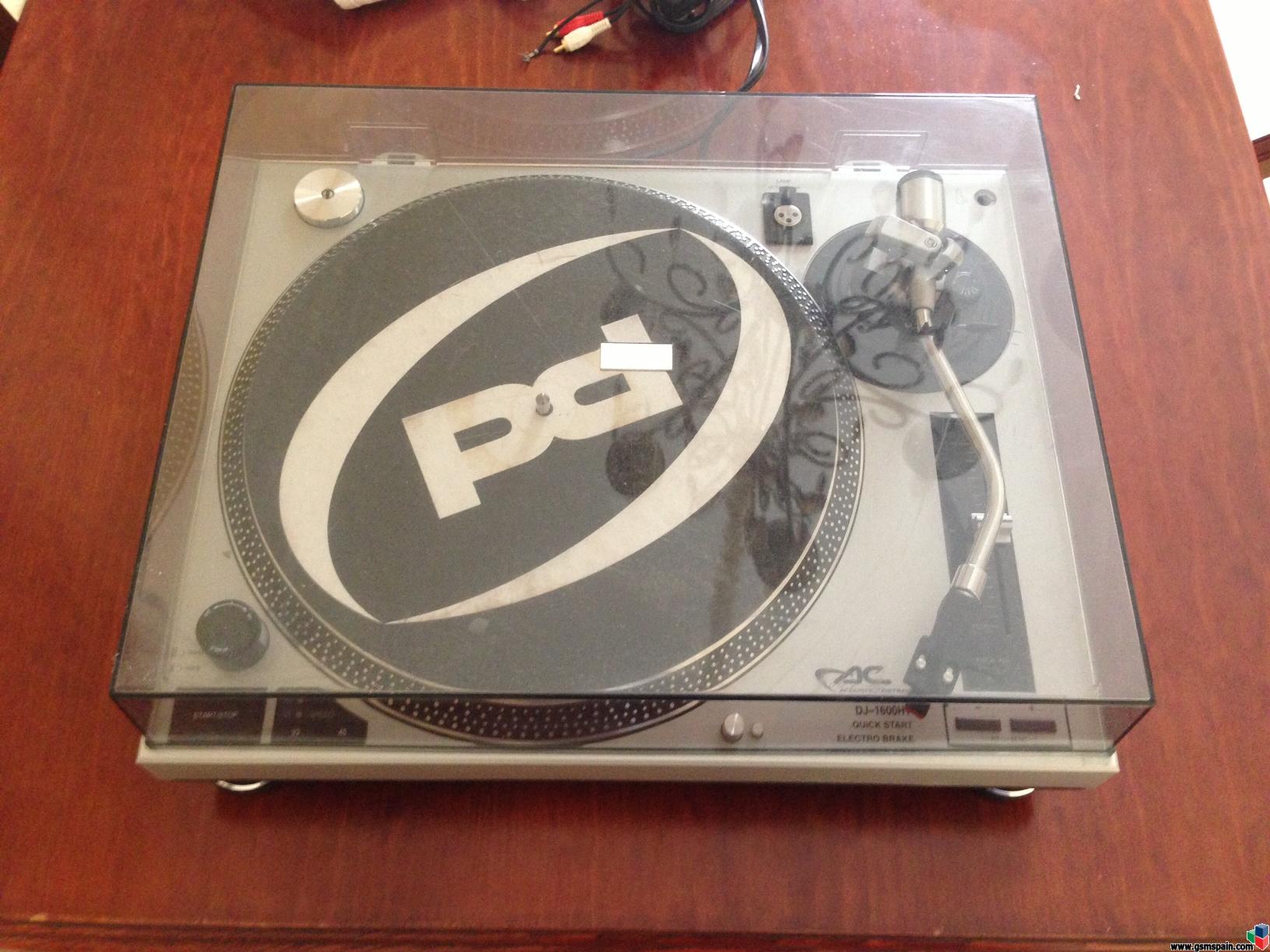 [VENDO] Pareja Giradiscos Acoustic Control Dj-1600HT + Akiyama DX-202