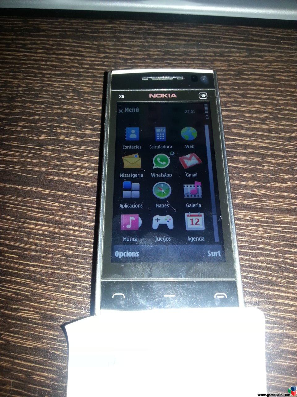 [VENDO] Nokia X6 - 16Gb - Vodafone (admite whatsapp)