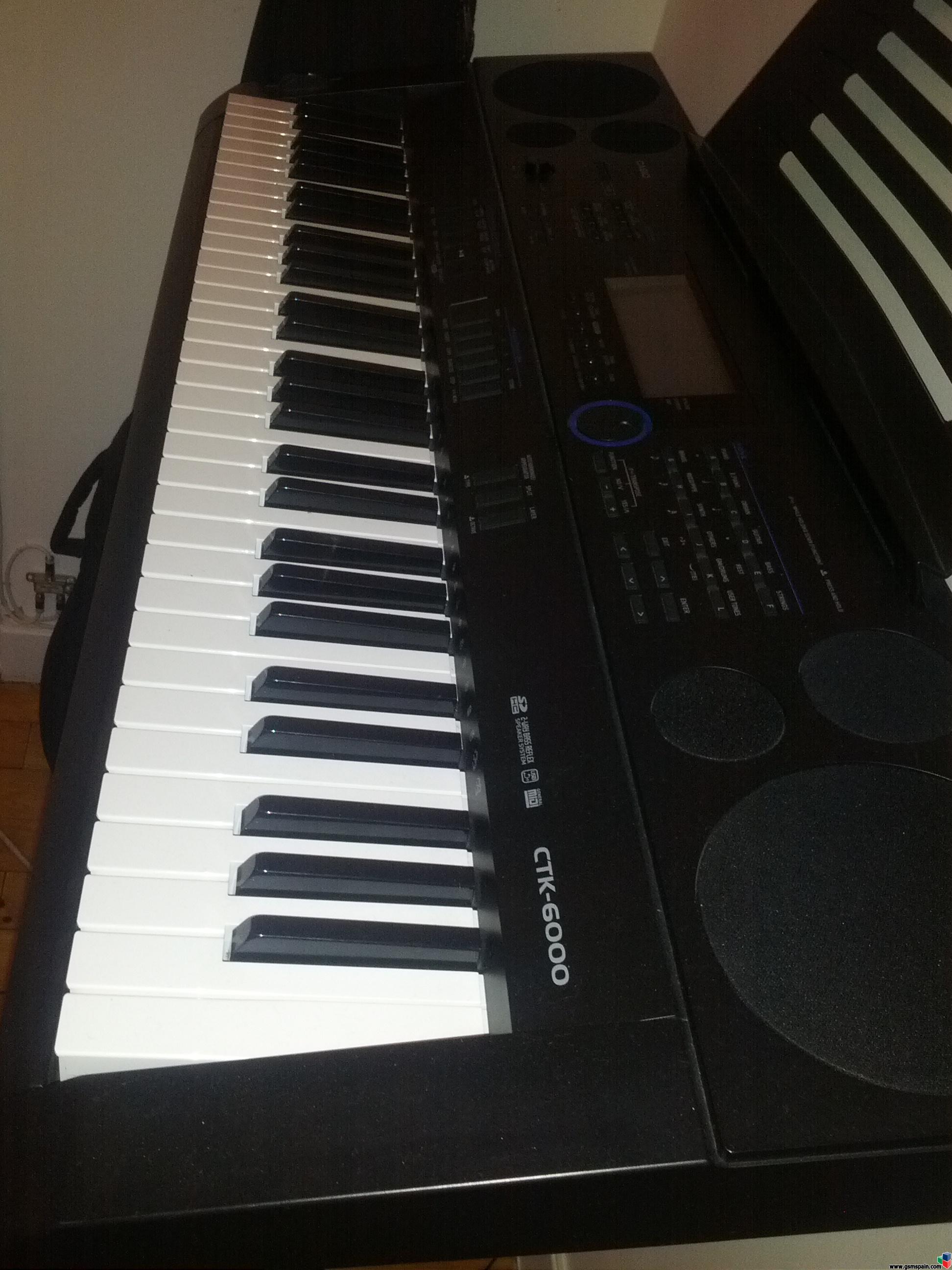[vendo] Piano Teclado Casio Ctk 6000