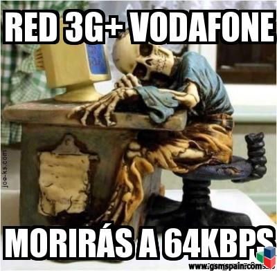 Otra Mas de Vodafone - Internet Movil 1GB baja de 128kbs a 64kbs