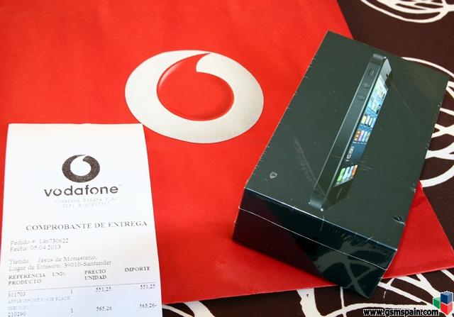 [vendo] Iphone 5 16gb Vodafone Negro (precintado)