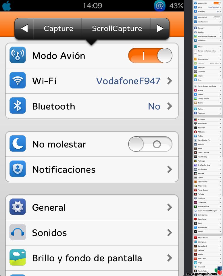 [HILO OFICIAL] Listado de Tweaks de Cydia para iPhone