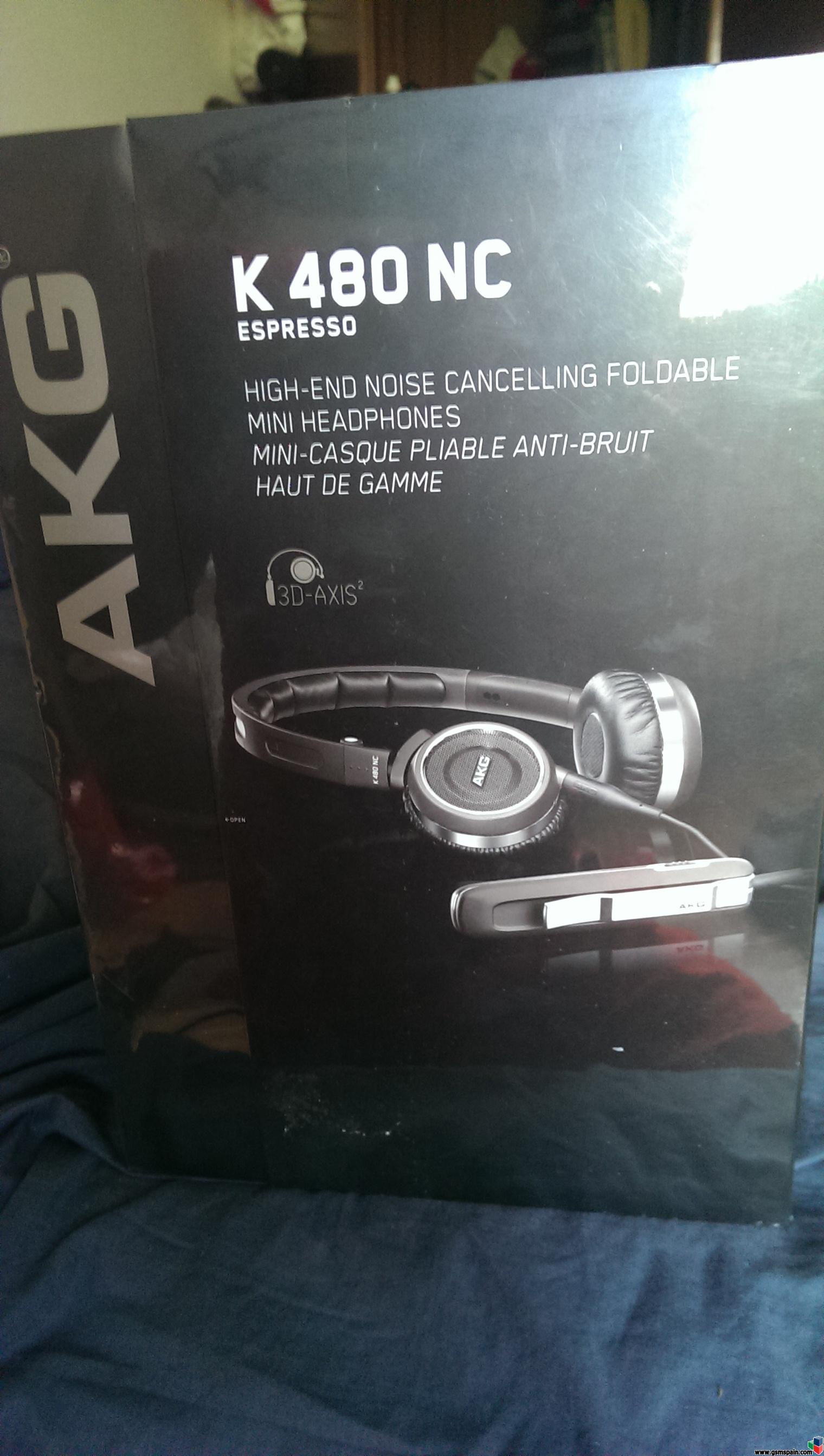 [SUBASTO] Auriculares AKG gama alta modelo K480NC Noise canceling nuevos precintados