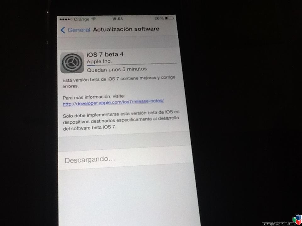 [HILO OFICIAL] iOS 7 Beta 4 hoy?