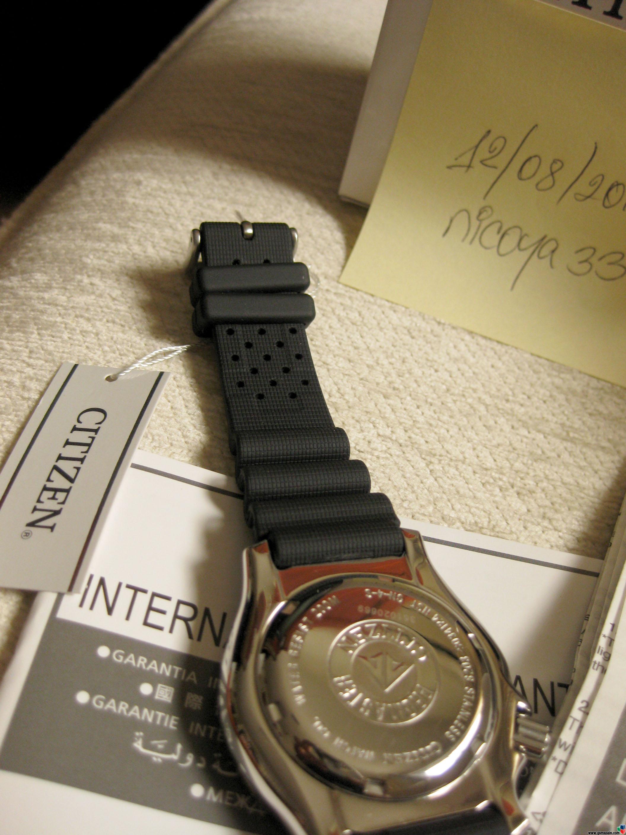 [VENDO] Reloj Citizen Promaster NY0040-09E Automtico Diver 200m
