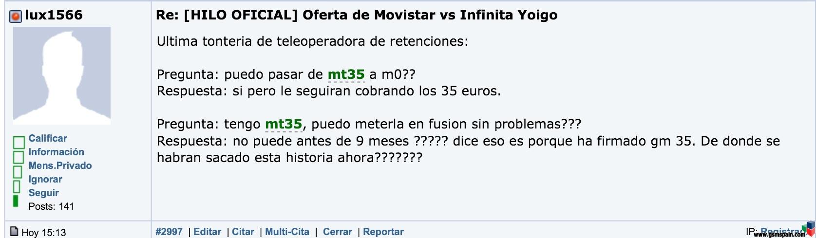 [HILO OFICIAL] FAMOSOS 550 DE APOYO ECONMICO EN AMAGOS A YOIGO: Ya tengo la factura de agosto y...