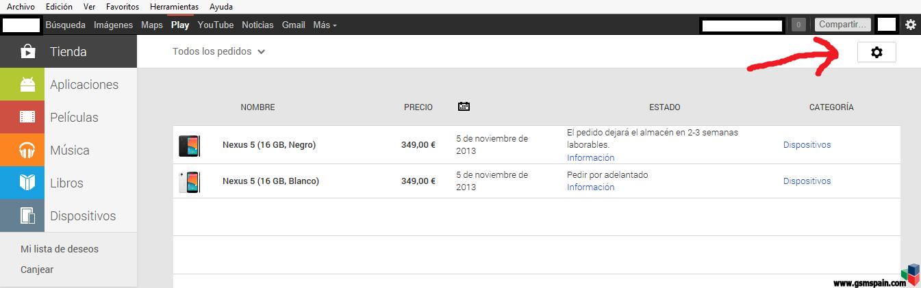 Me acabo  de comprar el nexus 5
