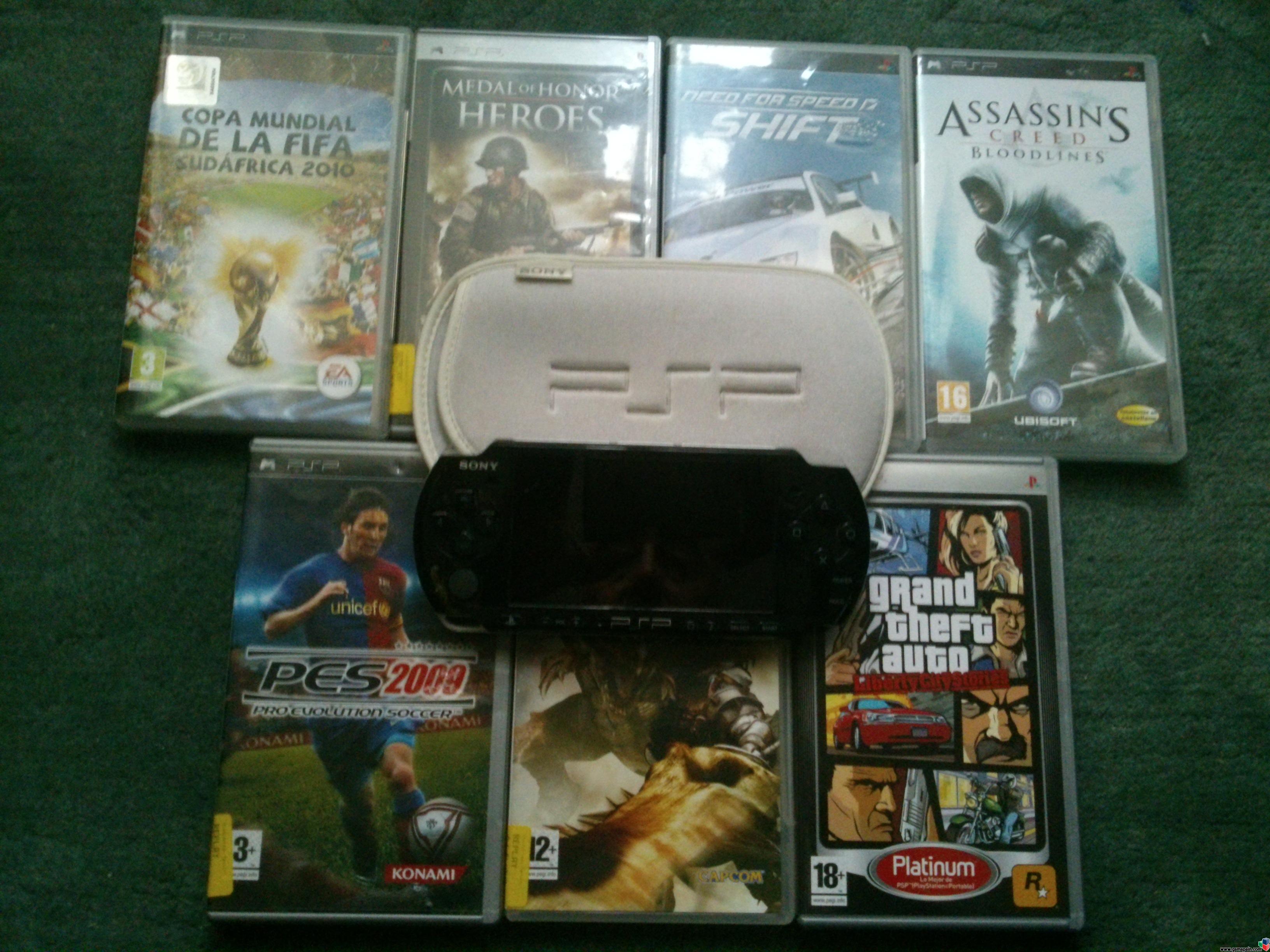 [VENDO] PSP y lote de juegos