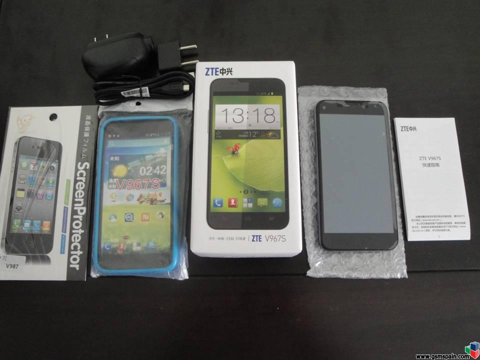 [VENDO] ZTE V967S de 5", libre, dualsim, quad core, a estrenar.