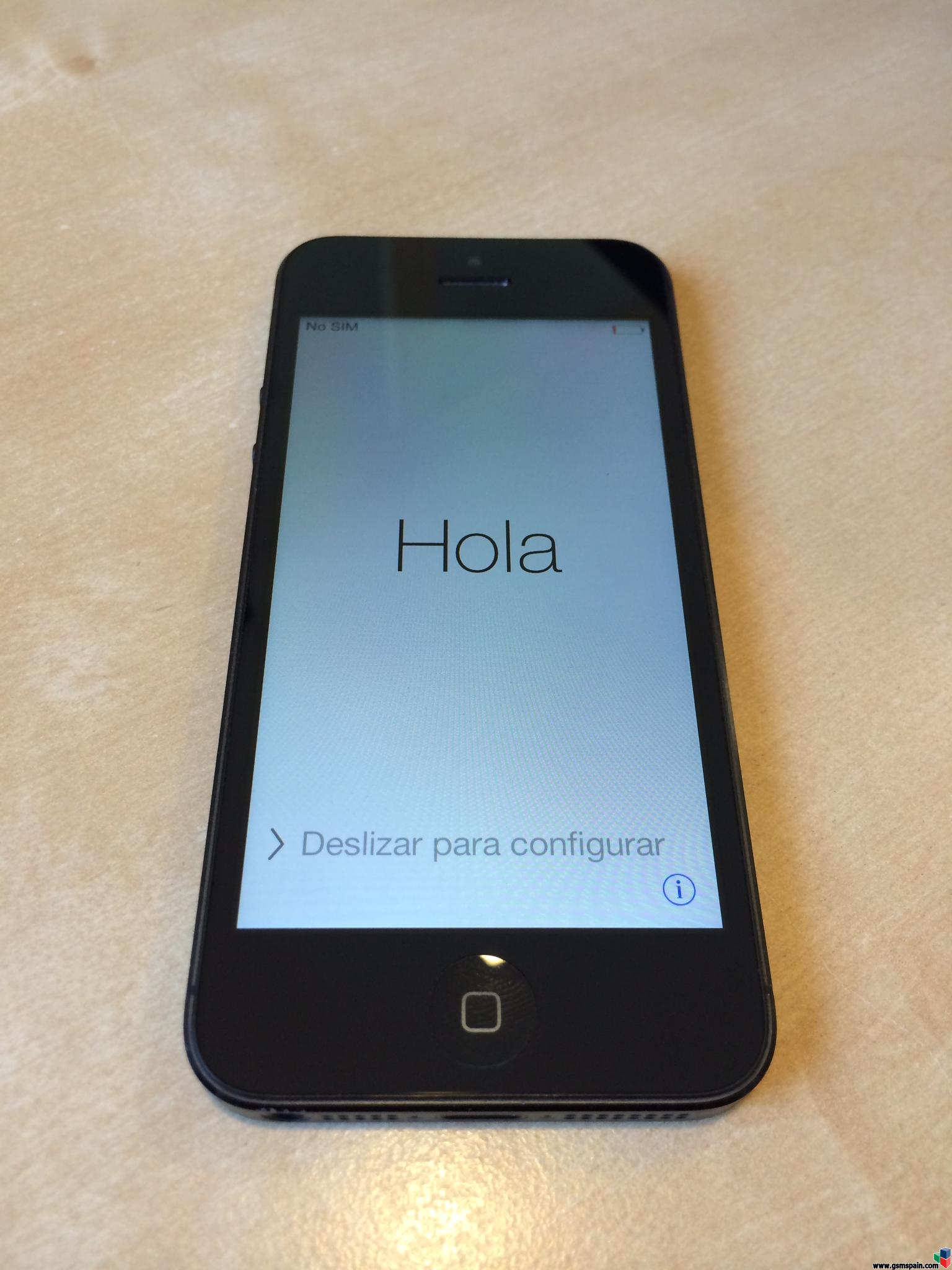 [VENDO] iPhone 5, 16 GB Negro de Orange
