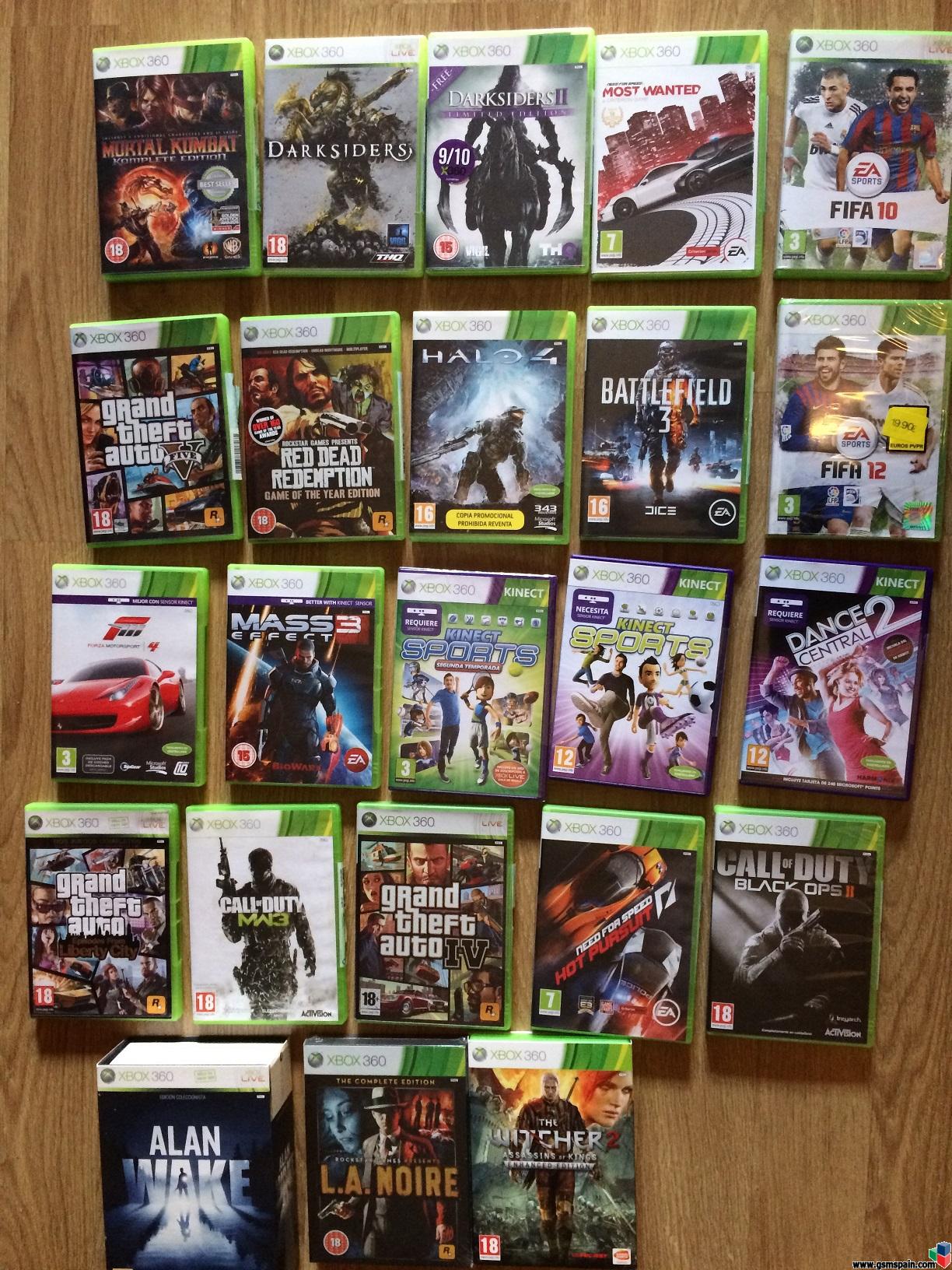 [VENDO] 23 Juegos de Xbox 360 originales en perfecto estado