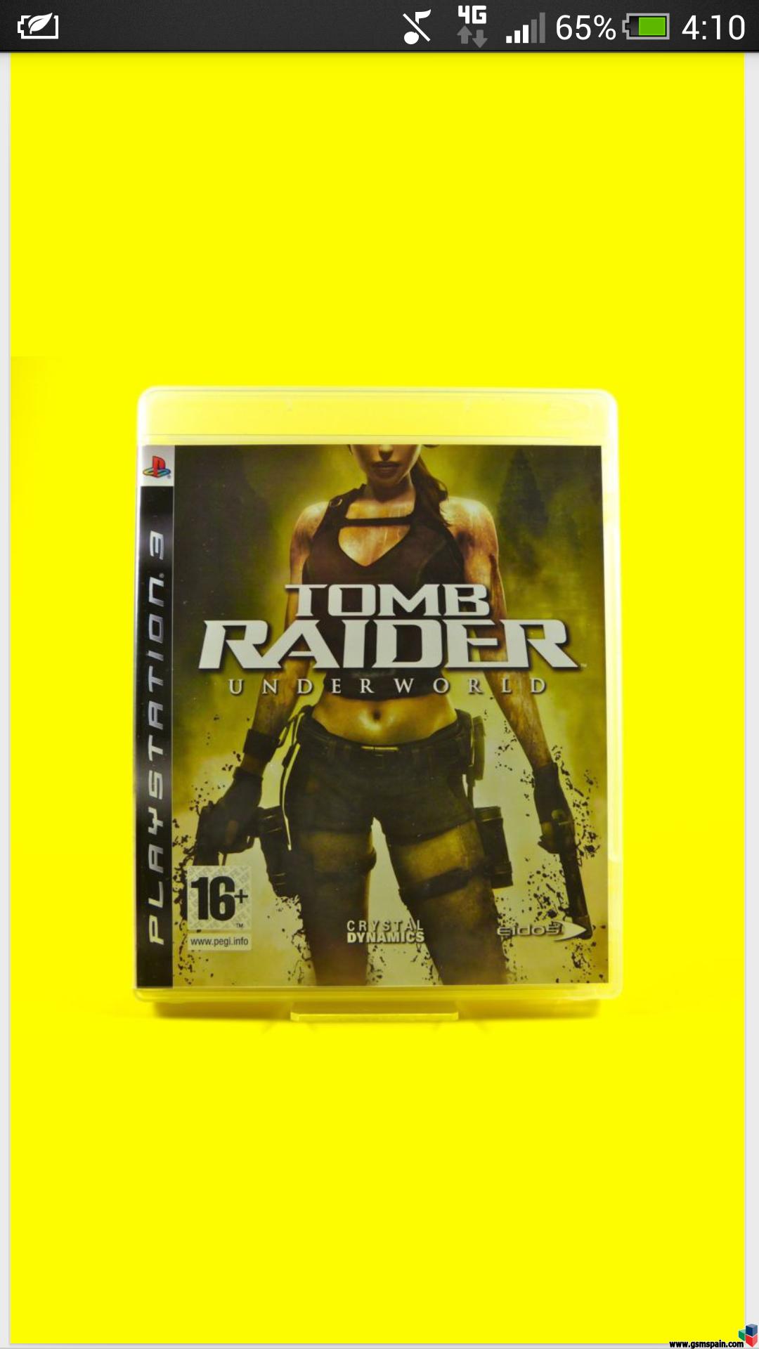 [vendo] Juego Tomb Raider Underworld Ps3