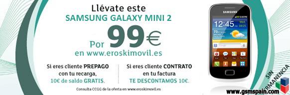 Con Eroski Mvil Llvate Un Samsung Galaxy Mini 2 Por 89!!