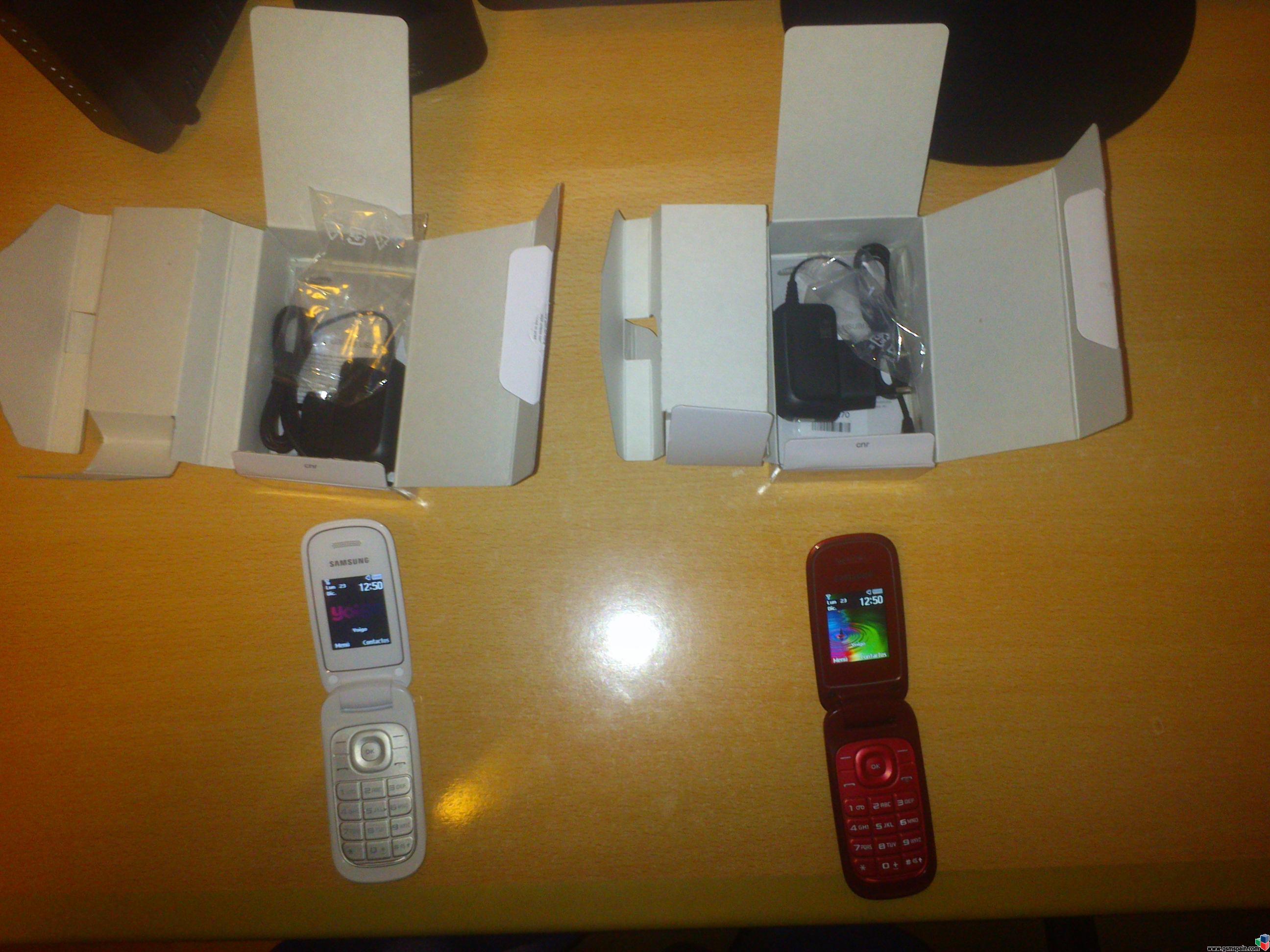 [VENDO] Pack de móviles básicos: 2 Samsung GT-E1270 de YOIGO a estrenar.