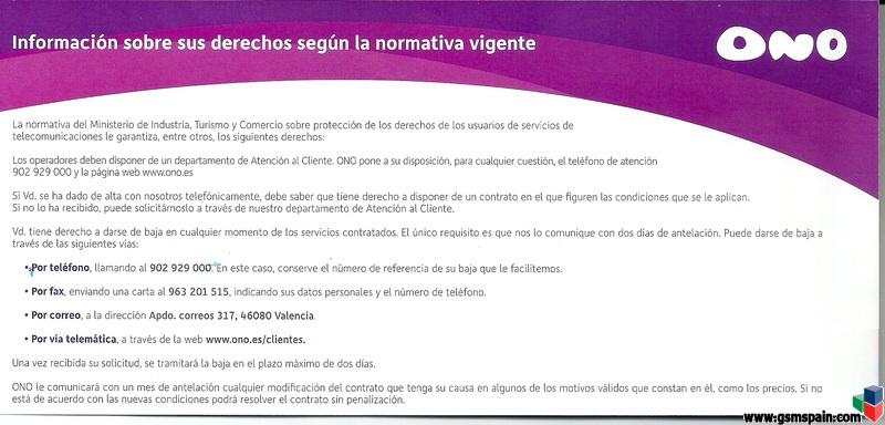 CUIDADO CON ONO Y SU FACTURACIN, deja mucho que desear